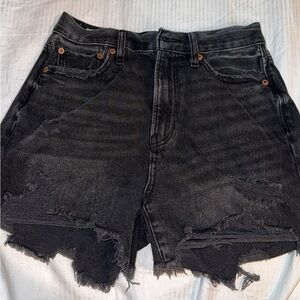 American Eagle Outfitters Black Jean Shorts